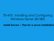 Plan for a Server Installation