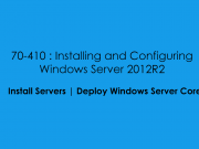 Install Windows Server Core