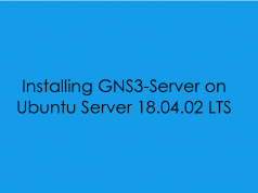 Installing GNS3 Remote Server on Ubuntu 18.04.02 LTS