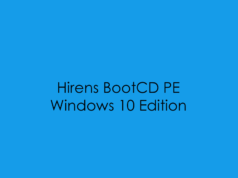 Hiren’s BootCD PE Win10 Edition Released
