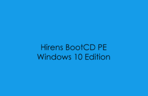 Hiren’s BootCD PE Win10 Edition Released