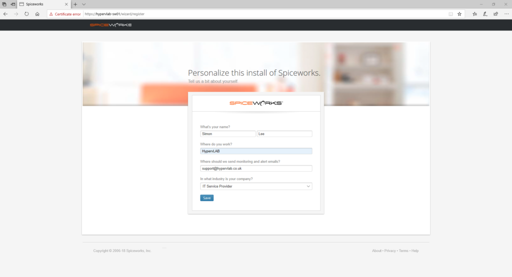 spiceworks agent registry