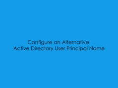 Configure an Alternative Active Directory User Principal Name