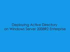 Deploying Active Directory on Windows Server 2008R2 Enterprise