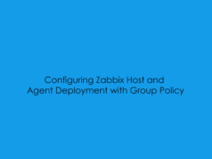 Configuring Zabbix Host and Agent Deployment with Group Policy