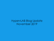 HypervLAB Blog Update