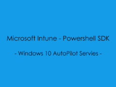 Microsoft Intune – Powershell SDK